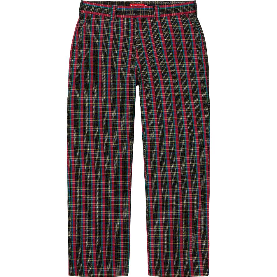 Red Supreme Work Pant Pants | Supreme 208FM